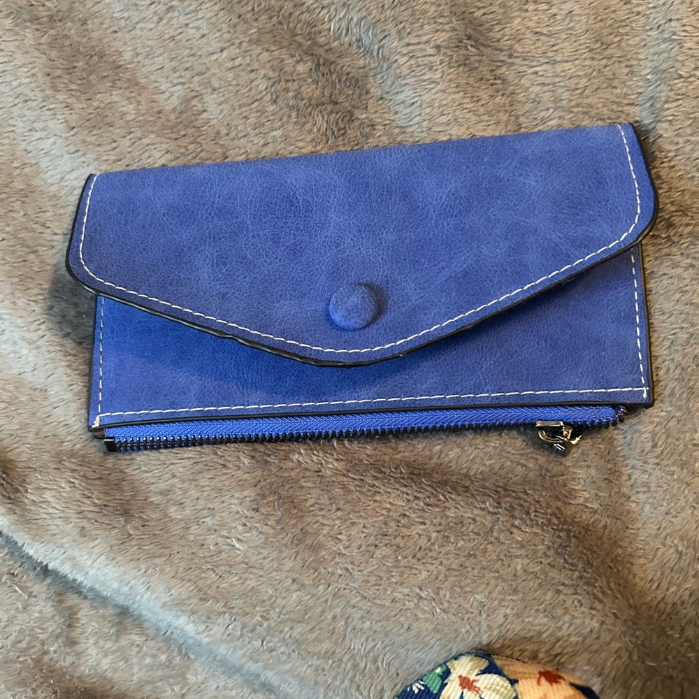 Blue Women's Clutch Wallet